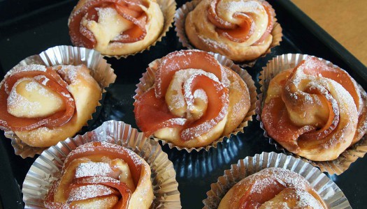 りんごの、お花スイーツ