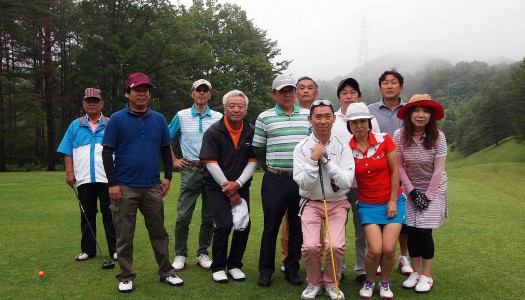 初夏のゴルフコンペ