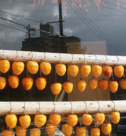 例年の干し柿作り